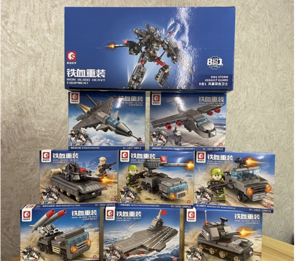 Výprodej: Vojenský set 8v1